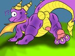 balls butt exposed feral genitals horn male membrane_(anatomy) membranous_wings paws penis quadruped scales solo tail wings maximilianofox activision mythology skylanders spyro_the_dragon spyro dragon mythological_creature mythological_scalie scalie 4:3 hi_res