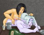 anthro bent_over black_hair blush breasts ear_piercing elf epe female from_behind glowing_eyes hair hair_grab human human_on_anthro interspecies lesbian night_elf nipples nude piercing pointy_ears saliva sex tongue tongue_out video_games warcraft white_hair world_of_warcraft
Rating: Explicit
Score: 4
User: Ample_Bovine
Date: December 16, 2013