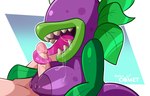 areola big_areola big_breasts bodily_fluids breast_play breasts carnivorous_plant duo eyeless female genitals green_body huge_areola leaf leaf_arms licking lips long_tongue male nipples not_furry open_mouth oral penile penis penis_between_breasts penis_lick pink_tongue plant purple_areola purple_body purple_nipples saliva saliva_on_foot saliva_string sex sharp_teeth teeth thick_lips titfuck tongue tongue_out tongue_wrap tongue_wrapped_around_penis tonguejob venus_flytrap skyline_comet electronic_arts plants_vs._zombies plants_vs._zombies_heroes popcap_games chompzilla chomper_(pvz) elemental_creature elemental_humanoid flora_fauna human humanoid mammal plant_humanoid absurd_res hi_res