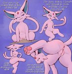 abdominal_bulge anus bedroom_eyes bestiality bodily_fluids cheek_tuft chest_tuft coffeefly cum cum_in_pussy cum_inside dialogue dirty_talk dripping_pussy duo eeveelution english_text espeon facial_tuft feet female female_penetrated feral feral_penetrated first_person_view foot_focus forehead_gem fur gem generation_2_pokemon genital_fluids genitals hi_res human human_on_feral human_penetrating human_penetrating_feral interspecies male male/female male_on_feral male_penetrating male_penetrating_female mammal multiple_poses narrowed_eyes nintendo pawpads paws penetration penile penile_penetration pink_body pink_fur pink_pawpads pokemon pokemon_(species) pokephilia pose presenting presenting_pussy purple_eyes pussy raised_leg seductive semi-anthro sex sitting sketch_page smile smirk smug soles solo_focus talking_feral talking_to_another talking_to_partner talking_to_viewer text toes tuft vaginal vaginal_fluids vaginal_penetration