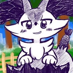 ambiguous_anthro ambiguous_gender anthro biped blush blush_stickers bottomwear clothed clothing clothing_lift detailed_background fence food front_view looking_at_viewer object_in_tail open_mouth open_smile outside plant pseudo_clothing shrimp_(food) skirt skirt_lift sky smile snout solo tail tree annyui0611 nintendo pokemon braixen canid generation_6_pokemon mammal pokemon_(species) 1:1 2024 digital_drawing_(artwork) digital_media_(artwork) half-length_portrait hi_res japanese_description portrait translated_description