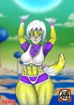 anthro big_breasts breasts cosplay female solo thick_thighs toriyama_akira xunil763 dragon_ball absurd_res hi_res