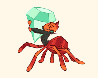 anthro bottomless clothed clothing diamond_(gem) electronics eyelashes female fur gem headgear headphones headset holding_object hoodie orange_body orange_fur simple_background solo teeth tooth_gap topwear fluttershythekind dreamworks the_bad_guys ms._tarantula_(the_bad_guys) arachnid arachnid_taur arthropod arthropod_taur mygalomorph redknee_tarantula spider spider_taur tarantula tarantula_taur taur 2022 hi_res