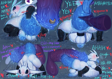 anal anal_prolapse anthro armwear balls big_balls big_penis bodily_fluids clothing cum cum_inflation cum_inside dialogue duo footwear foreskin fucked_silly fur genital_fluids genitals huge_balls huge_penis incontinence inflation licking male male/male onomatopoeia peeing_while_penetrated penis prolapse purple_body rough_sex sex size_difference sound_effects text tongue urine urine_pool urine_stream white_body white_fur cydonia_xia microsoft ori_(series) xbox_game_studios ori_(ori) guardian_spirit unknown_species english_text hi_res