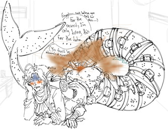 anthro big_butt blush butt degradation degradation_text duo eating_farts fart fart_fetish farting_in_mouth farting_on_face holding_butt human_on_anthro interspecies lying male multi_limb size_difference split_form lillipupkit_(artist) pressure_(roblox) sebastian_solace_(pressure) anglerfish_merfolk aquatic fish human mammal merfolk