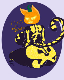 anthro big_breasts big_butt blue_border bodysuit border breasts butt clothing curled_tail emanata eyebrows female female_anthro for_a_head glowing glowing_eyes holidays long_tail looking_back raised_inner_eyebrows side_boob sitting skinsuit solo tail tight_clothing mythicalshork epic_games fortnite halloween spice_(fortnite) domestic_cat felid feline felis mammal object_head 2025 colored dated digital_media_(artwork) hi_res signature