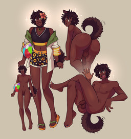 accessory anus ball balls beach_ball bedroom_eyes blep brown_body brown_fur brown_hair brown_skin butt clothed clothing crop_top dreadlocks erection fangs flaccid flip_flops flower flower_in_hair footwear foreskin fur genitals gesture hair hair_accessory humanoid_genitalia humanoid_penis inflatable inviting jacket looking_back male narrowed_eyes nude open_clothing open_jacket open_mouth open_smile open_topwear penis perineum plant presenting presenting_anus presenting_balls presenting_hindquarters presenting_penis raised_tail sandals seductive shirt shoes simple_background smile solo swimming_trunks swimwear tail tan_background teeth tongue tongue_out topwear waving waving_at_viewer wide_eyed cosmind animal_humanoid canid canid_humanoid canine canine_humanoid dog_humanoid humanoid mammal mammal_humanoid hi_res