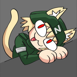 :3 ambiguous_gender armband curious furgonomic_helmet furgonomics furniture furred_ears grey_background head_tilt military not_furry open_mouth pale_fur politics red_eyes simple_background sitting soldier solo table unsigned warrior white_armband z_(military_symbol) ulolin agreeing_cat russo-ukrainian_war tsukihime type-moon neco-arc animal_humanoid cat_humanoid felid felid_humanoid feline feline_humanoid humanoid mammal mammal_humanoid 2023 russian_description translated_description female_(lore)