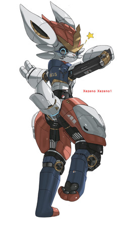 ambiguous_gender anthro big_butt blue_eyes butt looking_back low-angle_view machine pawpads paws scut_tail short_tail simple_background smile solo tail thick_thighs white_background xezeno do_not_fist_android_girls nintendo pokemon cinderace generation_8_pokemon pokemon_(species) robot hi_res