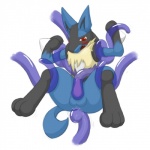 balls blush bound cum cum_in_tentacles lucario male nintendo penis pokémon red_eyes restraint solo teasing tentacle_fellatio tentacles unknown_artist video_games
Rating: Explicit
Score: 9
User: Luca's_Shadow
Date: January 19, 2012