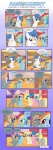 absurd_res argie_ribbs_(mlp) begging blue_body blue_feathers blue_fur brolly_brella_(mlp) comic comic_book cutie_mark derpy_hooves_(mlp) dialogue digital_media_(artwork) english_text equid equine feathered_wings feathers female feral firefly_(pre-g4) friendship_is_magic fur group hair hasbro heart_eyes heart_symbol hi_res infatuation male mammal multicolored_hair my_little_pony mythological_creature mythological_equine mythology pegasus rainbow_dash_(mlp) rainbow_hair sorc surprise_(pre-g4) text url wings