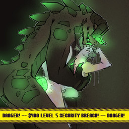 anal anthro bodily_fluids cum cum_inflation cum_inside duo genital_fluids glowing glowing_cum inflation male male/male size_difference text unusual_bodily_fluids unusual_cum unusual_genital_fluids vegashasfrozenover fallout microsoft sock_(vegashasfrozenover) deathclaw glowing_deathclaw scalie unknown_species 1:1 english_text