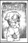 ambiguous_gender anthro anxiety black_border bodily_fluids border crossed_arms crying digitigrade featureless_crotch finger_in_mouth fur kemono nude solo tail tail_between_legs tears text worried o-kemono mammal 2024 2:3 english_text graphite_(artwork) monochrome traditional_media_(artwork) url