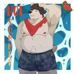 anthro armor armpit_hair armpit_tuft army army_clothing army_helmet army_outfit barazoku bashful belly biceps big_belly big_muscles big_pecs black_eye_patch black_eyewear black_helmet blue_bottomwear blue_clothing blue_shorts blue_swimming_trunks blue_swimwear body_hair bottomwear bulge camo camo_bottomwear camo_clothing camo_print camo_shorts chest_hair chest_tuft clothed clothing drawstring drawstring_bottomwear drawstring_shorts drawstring_swimming_trunks drawstring_swimwear eye_patch eyes_closed eyewear food fruit fur grin grinning_at_viewer hand_behind_head hand_on_head headgear helmet kerchief male manly melon military military_clothing military_helmet military_shorts musclegut muscular muscular_anthro muscular_arms muscular_male muscular_thighs neckerchief neckwear nipples pattern_bottomwear pattern_clothing pattern_shorts pecs plant presenting presenting_body raised_arm red_kerchief red_neckerchief rubbing_head shorts showing_off_muscles smile smiling_at_viewer soldier solo standing summer swimming_trunks swimwear tail text thick_arms thick_thighs topless topless_anthro topless_male tuft warrior watermelon watermelon_slice white_body white_fur nicob04 epic_games fortnite polar_patroller bear mammal polar_bear ursine 1:1 absurd_res english_text hi_res