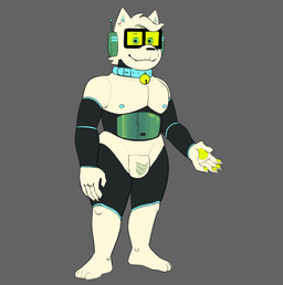 anthro bell bell_collar collar eyewear glasses living_sex_toy looking_at_viewer machine male null null_bulge slightly_chubby solo translucent translucent_body translucent_body_parts animalboyfriend catbot_(animalboyfriend) android domestic_cat felid feline felis mammal robot robot_anthro 2025 absurd_res hi_res