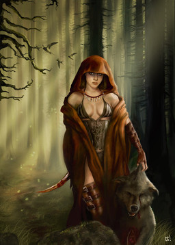 3_fingers ambiguous_feral ambiguous_gender armor armwear artist_initials belt belt_buckle bent_leg black_lips black_nose blood blood_from_eye blood_on_chest blood_on_face blood_on_fur blood_on_ground blood_on_knife blood_on_object blood_on_weapon blood_tears blood_trail blue_eyes bodily_fluids boot_belt boots bottomwear bra_strap branch breasts brown_body brown_boots brown_bottomwear brown_clothing brown_corset brown_feathers brown_footwear brown_gloves brown_hair brown_handwear brown_hood brown_hooded_cloak brown_legwear brown_loincloth brown_thigh_highs brown_underwear buckle cleavage cleavage_cutout clothed clothed/nude clothed_female clothed_human clothing corpse corset corset_bra curvy_figure cutout day death detailed_background dirt disembowelment elbow_gloves exclamation_point exposed_shoulder eyelashes facial_piercing fang_necklace fantasy feathers female female_human feral fingerless_gloves fingers footwear forest forest_background fur glare glaring_at_viewer glove_belt gloves glowing_particles gore grass grey_body grey_fur guts hair hands_behind_back handwear holding_another holding_corpse holding_feral holding_knife holding_melee_weapon holding_object holding_weapon hood_up hooded hooded_cloak human_focus hunting jewelry knife legwear light lingerie lip_piercing lips loincloth long_hair looking_at_viewer medieval medium_breasts melee_weapon metal midriff moss mouth_closed muted_colors neck_accessory necklace no_eyebrows nude open_mouth organs outside pale_body pale_skin partially_clothed partially_clothed_female partially_clothed_human pattern_clothing pattern_corset pattern_topwear piercing pink_inner_ear pink_lips plant realistic red_insides red_string red_tongue rock shadow shoes skimpy slim solo solo_focus standing stockings sunlight teeth text thick_thighs thigh_boots thigh_highs tongue tooth_necklace topwear tree unconvincing_armor underwear vague_threat weapon white_body white_feathers white_sclera white_text wood kredepops fairy_tales little_red_riding_hood_(copyright) little_red_riding_hood ambient_bird ambient_flier canid canine canis human mammal wolf brown_theme colored digital_media_(artwork) digital_painting_(artwork) english_text full-length_portrait hi_res painting_(artwork) portrait shaded signature unavailable_at_source