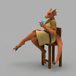 anthro breasts chair claws clothed clothing exposure_variation female fin furniture inkwell loose_feather non-mammal_breasts quill red_body red_eyes red_scales scales simple_background sitting solo bambookat bethesda_game_studios microsoft oblivion the_elder_scrolls quill-weave argonian scalie 1:1 3d_(artwork) animated digital_media_(artwork) hi_res huge_filesize no_sound short_playtime turntable_(animation) webm