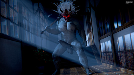 2_horns 3_eyes 5_fingers abs anthro arm_hair armor asian_clothing backsack balls bandage barazoku barefoot belly belly_hair biceps big_balls big_belly big_muscles big_penis body_hair building bulge chest_hair cinematic cinematic_lighting clothed clothed/nude clothing detailed_background detailed_bulge dominant dripping east_asian_clothing eastern erection evening feet fingers fog footwear footwear_only foreskin genital_outline genitals glass grey_body grey_skin hair half-erect hallway headgear helmet holding_object horn house huge_balls huge_penis huge_thighs humanoid_genitalia humanoid_penis imminent_rape imminent_sex ineffective_clothing japanese_clothing katana larger_dom long_hair male male/male manly mask melee_weapon mostly_nude multi_eye muscular muscular_male navel night nipples not_furry nude painting_(object) pecs penis penis_outline pointy_ears pubes pupils purple_body purple_skin red_mask red_pupils sharp_teeth shoes shoes_only size_difference slightly_chubby solo standing sword teeth text thick_thighs topless torn_clothing triceps vein veiny_penis weapon window maulclaw nsfwblend asian_mythology dead_by_daylight east_asian_mythology japanese_mythology mythology the_oni_(dead_by_daylight) demon human humanoid mammal oni yokai 16:9 3d_(artwork) blender_(artwork) blender_cycles_(artwork) digital_media_(artwork) hi_res japanese_text wallpaper widescreen