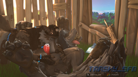 animal_genitalia animal_penis anthro anus ball_fondling balls bestiality big_penis blowjob_face bodily_fluids canine_genitalia clothed clothing cum duo fellatio fellatio_gesture feral fondling fur genital_fluids genitals gesture gun interspecies male male/male male_penetrated oral oral_penetration orgasm outside penetration penile penis penis_in_mouth puffy_anus ranged_weapon sex suggestive suggestive_gesture tail weapon trashy_sfm epic_games fortnite wendell_(fortnite) canid canine canis mammal wolf 16:9 3d_(artwork) 4k absurd_res digital_media_(artwork) hi_res source_filmmaker_(artwork) widescreen