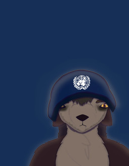 anthro armor blank_stare brown_body brown_fur combat_stress floppy_ears fur headgear headgear_only helmet helmet_only male quills_(anatomy) simple_background solo tan_body tan_fur thousand_yard_stare transparent_background traumatized united_nations ostro_17 helldivers marines_call_it_that_2000_yard_stare the_nature_of_predators sovlin_(the_nature_of_predators) alien gojid_(the_nature_of_predators) mammal alpha_channel hi_res