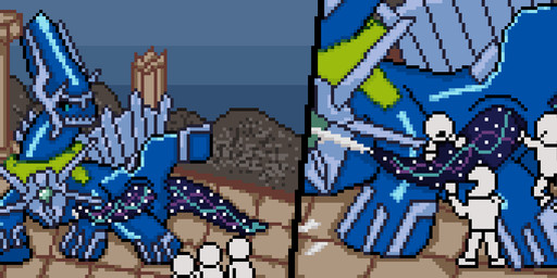 ambiguous_gender anthro bodily_fluids cum ejaculation erection genital_fluids group gbdialga nintendo pokemon gb_(gbdialga) blank_humanoid dialga generation_4_pokemon humanoid legendary_pokemon pokemon_(species) comic