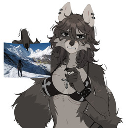 5_fingers anthro biped black_eyes bottomwear bra breasts claws clothed clothed_anthro clothed_female clothing countershade_torso countershading ear_piercing female finger_claws fingers front_view fur grey_body grey_fur grey_hair hair holding_object holding_photo inner_ear_fluff jewelry looking_at_viewer navel necklace panties pants photo piercing simple_background solo standing tuft underwear white_background raccoattack scp_foundation racc_(raccoattack) mammal procyonid raccoon 2025 digital_drawing_(artwork) digital_media_(artwork) hi_res