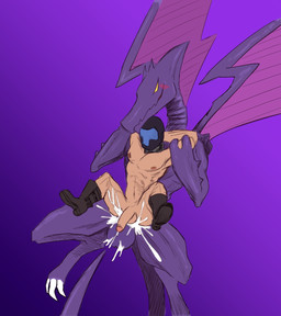 anal anal_penetration anthro anthro_penetrating anthro_penetrating_human arm_grab armor balls black_boots black_clothing black_footwear black_helmet blush bodily_fluids boots claws clothing cum cum_in_ass cum_inside cum_splatter cum_while_penetrated cumshot dominant duo ejaculation erection faceless_character faceless_male footwear genital_fluids genitals hands-free hands_behind_head headgear helmet holding_partner human_on_anthro human_penetrated humanoid_genitalia humanoid_penis interspecies larger_anthro larger_dom larger_male male male/male male_on_anthro male_on_human male_penetrated male_penetrating male_penetrating_male membrane_(anatomy) membranous_wings military muscular non-mammal_balls nude on_lap orgasm penetration penis purple_background purple_body purple_skin restrained sex shoes simple_background size_difference smaller_human smaller_male smaller_penetrated smile smirk soldier space_marine tail warrior white_claws wings yellow_eyes yellow_sclera daftpatriot third-party_edit metroid mythology nintendo ridley alien dragon human mammal mythological_creature mythological_scalie scalie space_dragon_(metroid) 2015 color_edit colored hi_res sketch