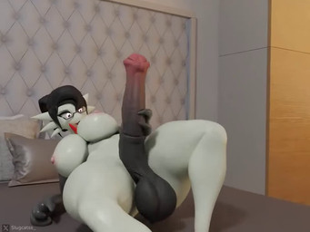 animal_genitalia animal_penis balls bed big_balls big_breasts big_penis black_hair black_lips black_sheath bouncing_balls bouncing_breasts breasts creaking curvy_figure darkened_balls darkened_genitalia darkened_sheath equine_genitalia equine_penis eyewear furniture genitals glasses glowing glowing_eyes gynomorph hair hand_on_penis huge_breasts huge_penis inside intersex lips looking_at_genitalia looking_at_own_penis looking_at_penis looking_at_self lying lying_on_bed masturbation nipples nude_gynomorph nude_humanoid nude_intersex on_back on_bed penile penile_masturbation penis pokemorph saggy_balls sheath solo spread_legs spreading thick_thighs voluptuous voluptuous_gynomorph voluptuous_humanoid voluptuous_intersex wearing_glasses wide_hipped_gynomorph wide_hipped_humanoid wide_hips slugcats sound_warning warfaremachine_(modeler) nintendo pokemon gardevoir generation_3_pokemon humanoid pokemon_(species) 3d_(artwork) 3d_animation 4:3 animated digital_media_(artwork) loop short_playtime sound video watermark