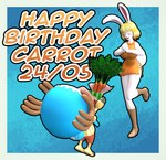 anthro big_breasts blonde_hair boots breasts carrot clothing duo eyes_closed female food footwear hair happy male medium_hair on_one_leg plant scut_tail shoes short_hair short_tail simple_background smile standing tail vegetable forbiddenknights2 one_piece carrot_(one_piece) tony_tony_chopper deer humanoid lagomorph mammal minkmen_(one_piece) new_world_deer reindeer 3d_(artwork) digital_media_(artwork)