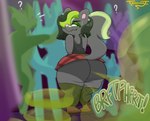 alternative_fashion anthro concert crowd ear_piercing fart fart_cloud fart_fetish femboy goth group male onomatopoeia piercing public_farting skunk_tail smelly solo sound_effects text teasyrat hal_(hal_skunky) mammal mephitid skunk hi_res