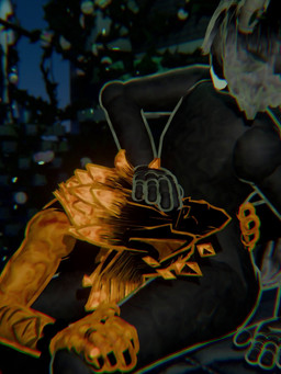 animal_genitalia animal_penis blindfold bodily_fluids cum cum_in_mouth cum_in_throat cum_inside deep_throat duo equine_genitalia equine_penis eyeless fellatio fluffy_ears genital_fluids genitals grey_body hair hand_on_head josou_seme male male/male multicolored_hair oral oral_penetration orange_body overgrown penetration penile penis penis_in_mouth plant pushing pushing_down pushing_head pushing_in scar sex smile sound_effects storefront waist_grab reginabelli humanoid thick thighs 3:4 3d_(artwork) 3d_animation animated digital_media_(artwork) hi_res short_playtime sound video