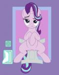 ageplay clothing diaper diaper_change featureless_crotch female feral hooves horn infantilism open_diaper roleplay solo spread_legs spreading wipes cheesepuffs friendship_is_magic hasbro my_little_pony mythology starlight_glimmer_(mlp) equid equine mammal mythological_creature mythological_equine unicorn