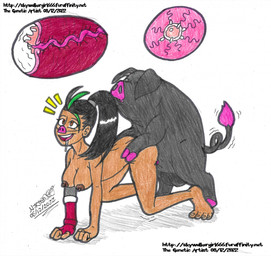 ahegao all_fours animal_genitalia animal_penis balls bodily_fluids breasts cervical_penetration cum cum_inside doggystyle drooling duo female female_penetrated feral from_behind_position genital_fluids genitals hooves impregnation interspecies interspecies_impregnation looking_pleasured male male/female male_penetrating nude open_mouth ovum penetration penis pig_nose pokephilia porcine_penis saliva sex simple_background sperm_cell vaginal vaginal_penetration artistnjc furaffinity game_freak nintendo pokemon nemona_(pokemon) generation_9_pokemon human mammal oinkologne pokemon_(species) suine 2022 flat_colors hi_res signature traditional_media_(artwork)