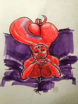 anthro ass_up bedroom_eyes big_breasts big_butt biped breast_squish breasts butt butt_from_the_front female female_anthro furniture glass glistening glistening_eyes glowing glowing_eyes huge_breasts huge_butt looking_at_viewer lying markings multi_eye multicolored_body multicolored_scales narrowed_eyes non-mammal_breasts nude on_front pressed_against scales seductive simple_background small_waist smile sofa solo squish tail thick_thighs two_tone_body wide_hips yellow_eyes davidson769 eliza_(davidson769) python reptile scalie snake 2025 3:4 hi_res sketch traditional_media_(artwork)