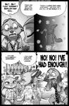 2019 blush bodily_fluids borba canid canine clothed clothing comic disney english_text fan_character female flower fluffy fluffy_tail fox greyscale group hi_res judy_hopps lagomorph leporid lol_comments male mammal monochrome nick_wilde pajamas plant rabbit red_fox screaming shay_(borba) silhouette stated_bisexuality stated_sexuality sweat tail text true_fox zootopia