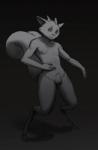 animal_genitalia anthro digitigrade genitals grey_background horn male nude sheath simple_background solo tail refegi iora_(ioragabhar) ioragabhar iorarua eurasian_red_squirrel hybrid mammal rodent satyr sciurid tree_squirrel hi_res