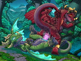 against_natural_surface against_surface against_tree anus blue_eyes bodily_fluids detailed_background dildo dildo_in_vagina dildo_insertion double_dildo dripping duo ejaculation eyelashes facial_horn female female/female feral feral_on_feral genital_fluids genitals glowing glowing_eyes grass green_body green_scales green_tail green_wings horn intraspecies lying moss multicolored_body multicolored_scales narrowed_eyes nature night nose_horn on_back on_rock open_mouth orgasm orgasm_face outside penetration plant purple_body purple_scales red_body red_scales red_wings rock saliva saliva_drip scales sex_toy sex_toy_in_vagina sex_toy_insertion sharing_sex_toy sharp_teeth spikes spikes_(anatomy) spread_legs spreading tail teeth tree vaginal vaginal_fluids vaginal_penetration vaginal_squirting vulva wings yellow_eyes kitsune_youkai blizzard_entertainment mythology warcraft alexstrasza ysera dragon mythological_creature mythological_scalie scalie 2025 digital_media_(artwork) incest_(lore) sibling_(lore) sister_(lore) sisters_(lore)