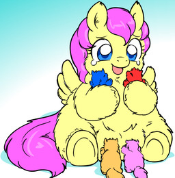 ambiguous_feral ambiguous_gender blue_eyes bodily_fluids breastfeeding crying eyes_closed female female_feral feral fur good_parenting gradient_background group hair happy hooves lifting_another monotone_body monotone_fur neonate open_mouth orange_body orange_fur pink_body pink_fur pink_hair pink_tail red_body red_fur simple_background sitting smile tail tears tears_of_joy wings yellow_body yellow_fur young young_ambiguous young_feral marcusmaximus fluffy_pony mythology equid equine fluffy_pony_(species) mammal mythological_creature mythological_equine pegasus shaded