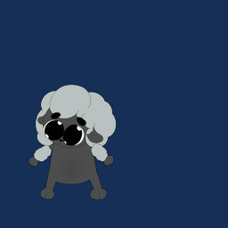 anthro belly big_eyes blush blush_lines chibi ears_down eyebrows fur glistening glistening_eyes male pivoted_ears solo thick_eyebrows wool_(fur) abyss_arts bovid caprine mammal sheep 1:1 alpha_channel hi_res