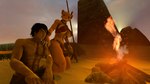 16:9 3d_(artwork) absurd_res adopted_(lore) anthro bodily_fluids bottomwear campfire clothing digital_media_(artwork) disney duo felid female grass hand_on_shoulder hi_res human jewelry lion loincloth male male/female mammal melee_weapon nala_(mayosplash) nala_(the_lion_king) pantherine plant polearm rock savanna source_filmmaker_(artwork) spear story story_in_description sunset tears the_lion_king the_unknown_mangaka tribal tribal_clothing tribal_jewelry weapon widescreen