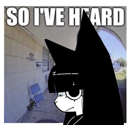 anthro bangs black_clothing black_ears black_hair black_topwear clothed clothed_anthro clothed_female clothing female female_anthro folding_chair hair jewelry looking_at_viewer mouth_closed necklace side_view solo text topwear wall_(structure) white_body white_text wide_eyed window xarop77 or_so_i've_heard witchcat_(xarop77) domestic_cat felid feline felis mammal 2025 digital_drawing_(artwork) digital_media_(artwork) english_text image_macro impact_(font) meme mixed_media photography_(artwork)