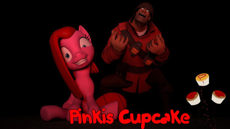 armor blue_eyes clothing corruption cupcake duo explosives female feral food fur grenade hair headgear helmet looking_at_viewer open_mouth pink_body pink_fur pink_hair teeth text weapon theinvertedshadow cupcakes_(mlp_fanfic) friendship_is_magic garry's_mod hasbro my_little_pony team_fortress_2 valve valve_corporation painis_cupcake pinkamena_(mlp) pinkie_pie_(mlp) soldier_(team_fortress_2) earth_pony equid equine horse mammal pony 3d_(artwork) crossover digital_media_(artwork) english_text