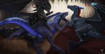 female feral group male male/female trio darlsol' alien_(franchise) mythology dark_the_xenodragon glenopski tiberia alien dragon mythological_creature mythological_scalie scalie xenodragon xenomorph