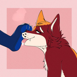 anthro duo feet foot_fetish foot_lick foot_play licking looking_at_paws male male/male pawpads tongue shianko caninewine_devan joshua_myste canid canine canis mammal vampire wolf 1:1 hi_res