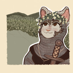 alley anthro beggar black_clothing black_robe brown_eyes brown_hair chainmail christian_cross christian_symbol clothing cross female flower flowers_in_fur fluffy hair happy ireland knight medieval melee_weapon plant poor religion religious_symbol robe sky smile solo sword warrior weapon greengirdle christianity microsoft the_elder_scrolls lynn_(greengirdle) felid khajiit mammal pantherine 1:1 absurd_res digital_media_(artwork) hi_res huge_filesize