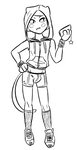 anthro armband bottomwear bulge cellphone clothing electronics footwear legwear male phone shoes shorts simple_background sleeveless_hoodie sneakers socks solo standing white_background smaggthesmug cartoon_network ok_k.o.!_let's_be_heroes purrcival domestic_cat felid feline felis mammal 2020 black_and_white monochrome