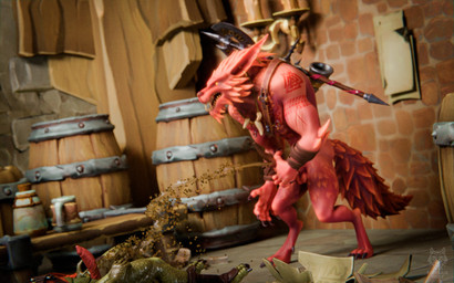anthro anthro_on_anthro armor aroused axe barbarian bodily_fluids duo ear_piercing floor genital_fluids genitals green_body green_skin male male/male peeing piercing public red_body red_skin stone_floor tribal urine warehouse watersports weapon wood foirgairwolf epic_games fortnite mythology howlark_(foirgairwolf) hybrid_(fortnite) canid canine dragon mammal mythological_canine mythological_creature mythological_scalie scalie werecanid werecanine werecreature werewolf 16:10 3d_(artwork) absurd_res blender_(artwork) blender_cycles_(artwork) digital_media_(artwork) hi_res widescreen