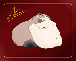 anthro blue_eyes brown_body brown_fur cake cheesecake dessert eyewear food fur glasses heterochromia holidays licking licking_lips love_handles male moobs morbidly_obese morbidly_obese_anthro morbidly_obese_male navel neck_tuft nipples obese obese_anthro obese_male overweight overweight_anthro overweight_male simple_background solo tan_body tan_fur thick_thighs tongue tongue_out tuft yellow_eyes antares_alexanyel antares_lagos_de_muertos canid canine canis human mammal mexican_wolf nahual wolf hi_res