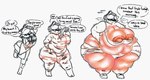 areola belly belly_expansion belly_overhang belly_rolls big_butt bodily_fluids breath butt clothing eating eating_food erect_nipples expansion feederism feeding feedism female gynomorph intersex kwakwackers kwaslooty lying nipple_outline nipples nipples_visible_through_clothing obese on_front overweight overweight_female overweight_gynomorph overweight_humanoid overweight_intersex panting puffy_areola puffy_nipples slightly_chubby slightly_chubby_female solo tearing_clothing tearing_own_clothing tearing_pants tears too_tight torn_clothing wardrobe_malfunction weight_difference weight_gain nintendo splatoon inkling_girl marie_(splatoon) cephalopod human humanoid inkling mammal marine mollusk