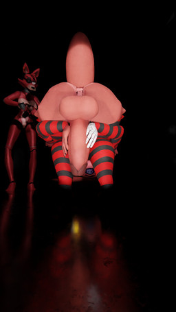 anthro anus breasts duo female genitals machine male male/female penis square_crossover vulva catl0v3r disembowell_(modeler) psychojohn2_(modeler) red-eye_(modeler) zanicart_(modeler) five_nights_at_freddy's fredina's_nightclub praise_da_booty_(meme) scottgames fexa_(cryptiacurves) foxy_(fnaf) animatronic canid canine fox humanoid mammal robot 3d_(artwork) 9:16 digital_media_(artwork) hi_res